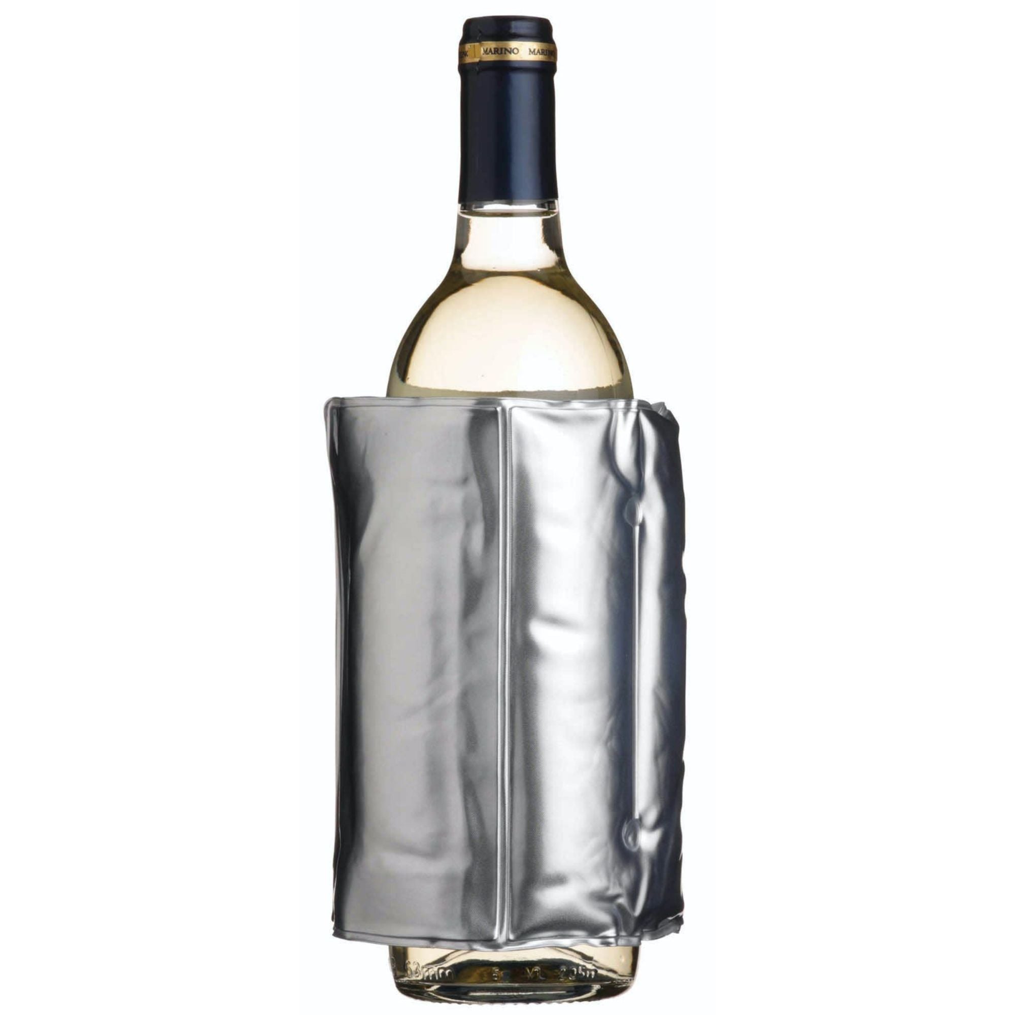 BarCraft Wrap Around Silver Wine Cooler image 3