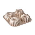 Bakemaster Assorted Mini Fluted Ring Cake Pan 24 x 24 x 4.5cm - Champagne image 0