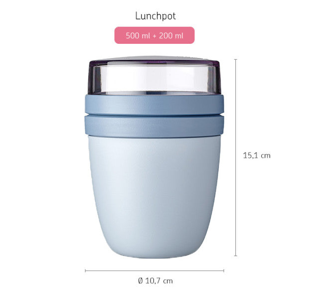 Lunch Pot Ellipse Nordic Blue image 2