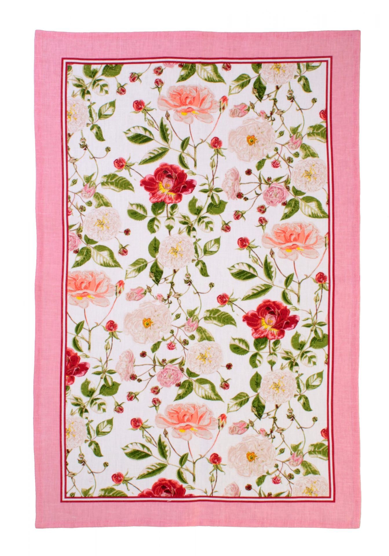 Ulster Weavers Linen Tea Towel Rhs Traditional Rose image 0