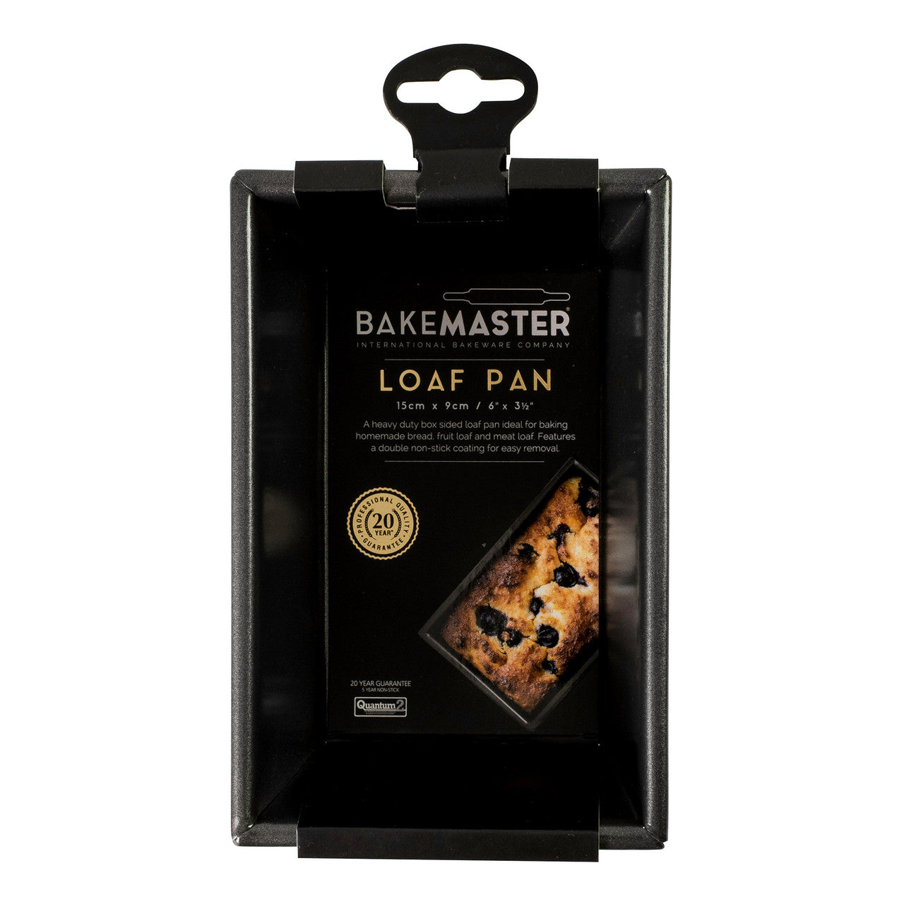 Bakemaster Box Sided Loaf Pan 15 x 9 x 7cm - Non-stick image 2