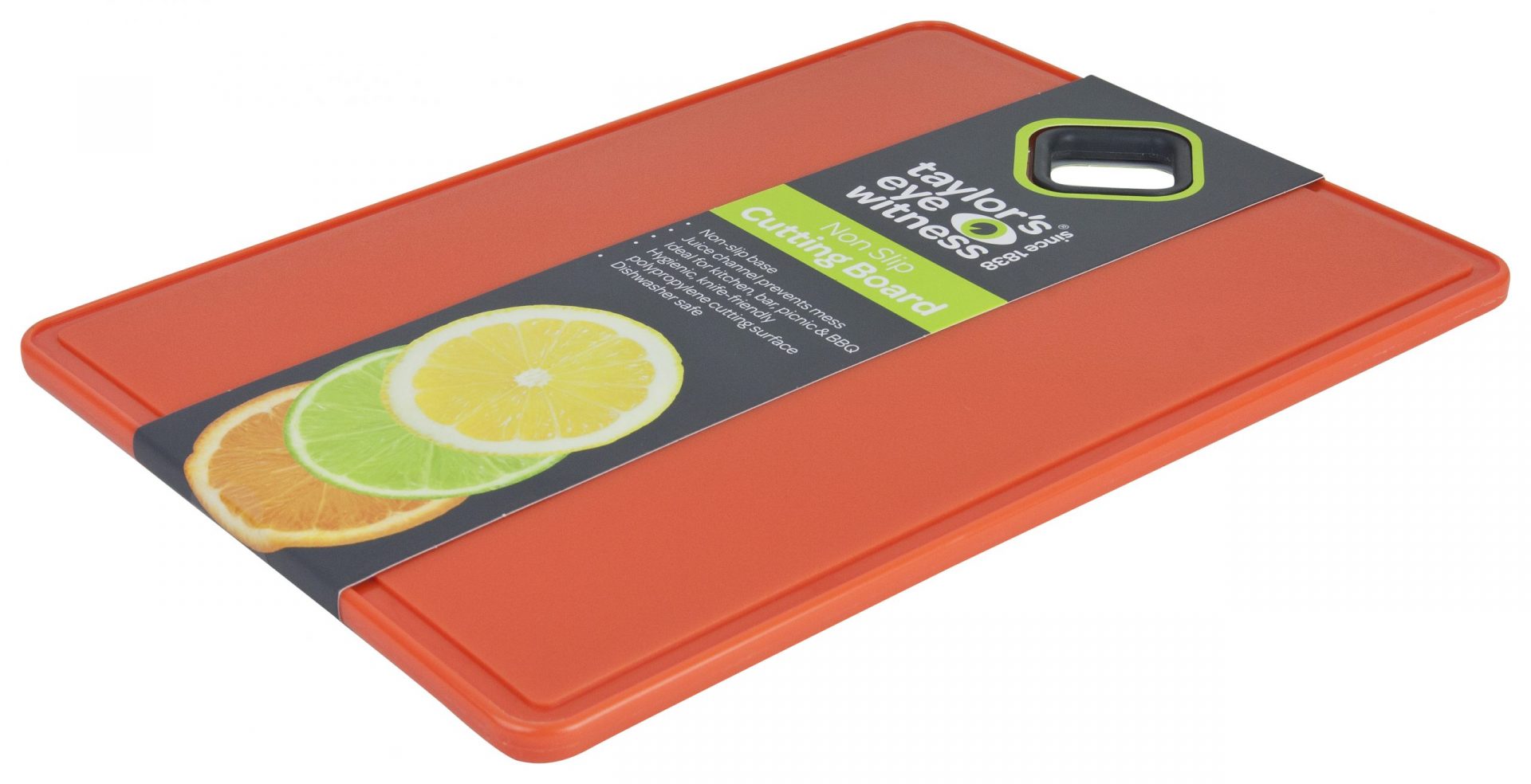 Taylors Non Slip Cutting Board 28Cm Orange - Om431Aor image 0