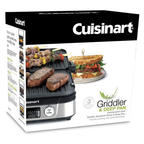 Cuisinart Griddler & Deep Pan (GR-5XA)