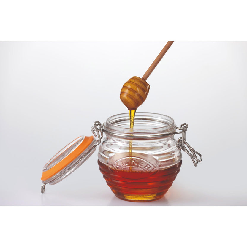 Kilner Honey Pot with Drizzler Spoon, 400ml