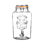 Kilner Round Storage Jar with Dispensing Tap, 5 Litre
