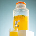 Kilner Round Storage Jar with Dispensing Tap, 5 Litre