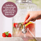 Kilner Clip Top Diamond Dispenser, 5 Litre