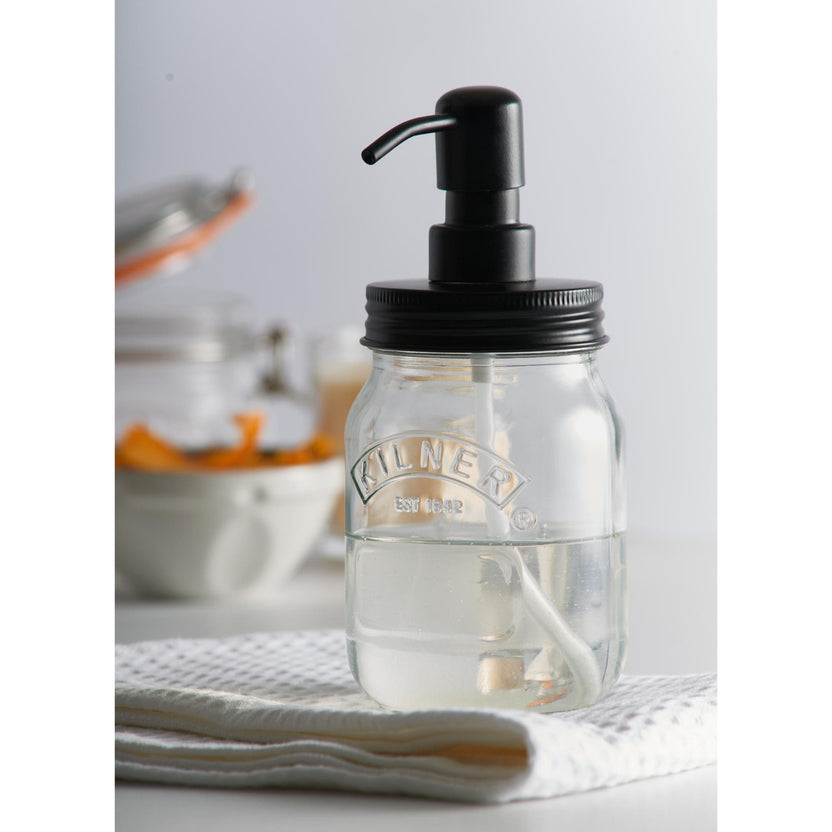 Kilner Liquid Soap and Hand Lotion Dispenser, 500ml