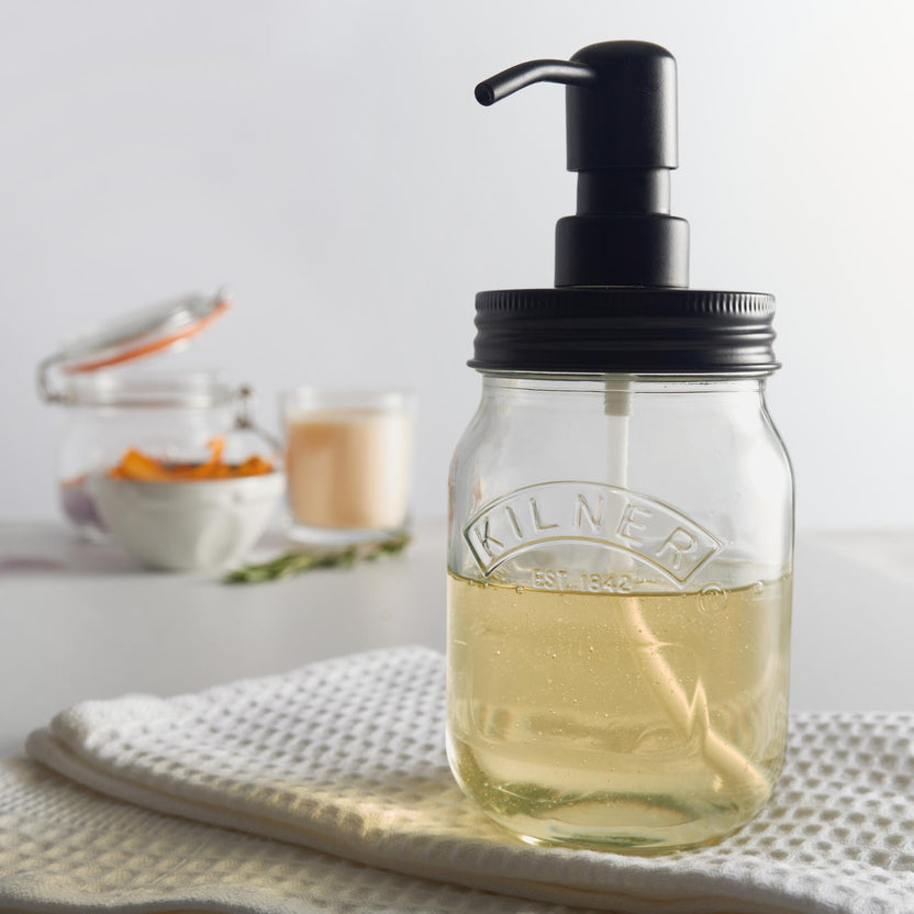 Kilner Liquid Soap and Hand Lotion Dispenser, 500ml