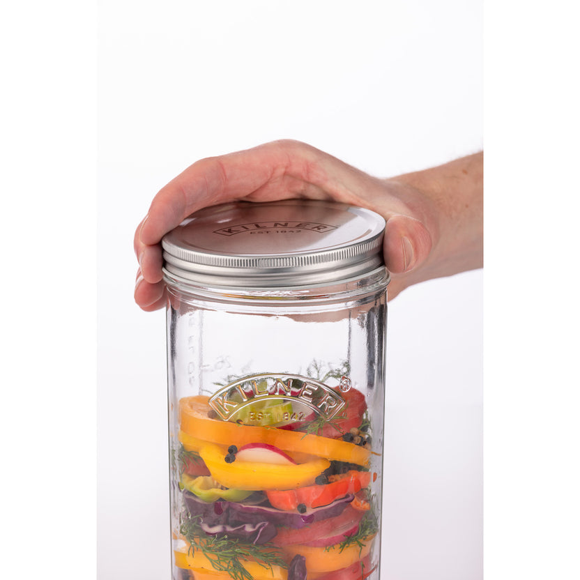 Kilner Wide Mouth Fermentation Set, 1 Litre