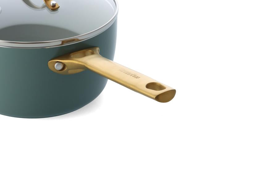 GreenPan Padova 6 (10) Piece PFAS Free Cookset Smokey Blue