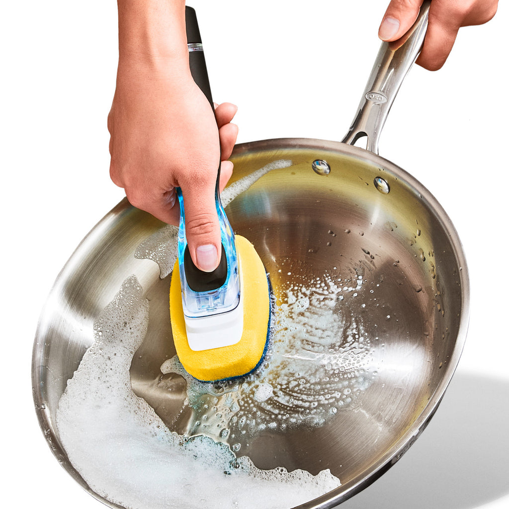 OXO Good Grips Soap Dispensing Dish Scrub image 3