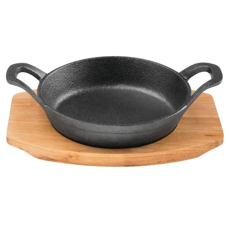 Pyrolux Pyrocast Round Gratin With Maple Tray 18cm image 0