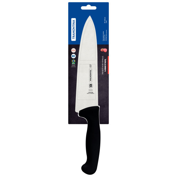 Tramontina Professional Master Black Cooks Knife 8", 20cm image 1