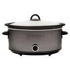 Westinghouse 6.5L Slow Cooker, Black Stainless Steel image 0