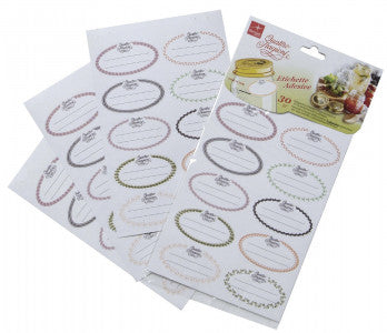 Bormioli Rocco Set 30 Quattro Stagioni Stickers image 1
