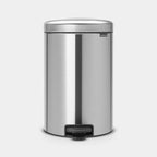Brabantia Newicon Pedal Bin 20 Litre - Matt Steel image 0