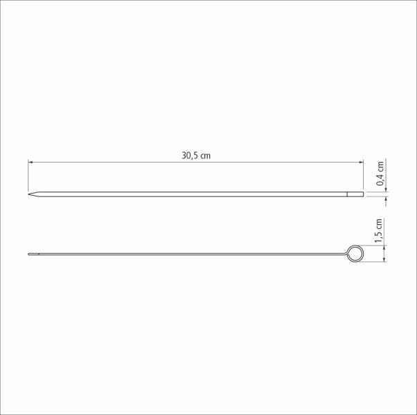 Tramontina Churrasco Skewer 30cm 6 Piece Set image 2