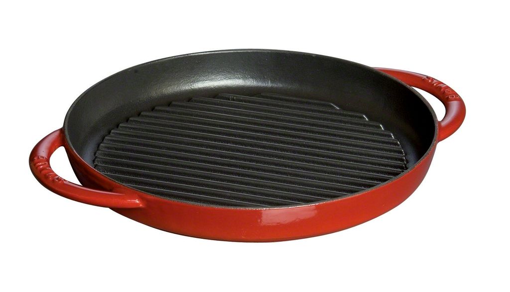 Staub Pure Grill - 26cm Cherry Red image 0