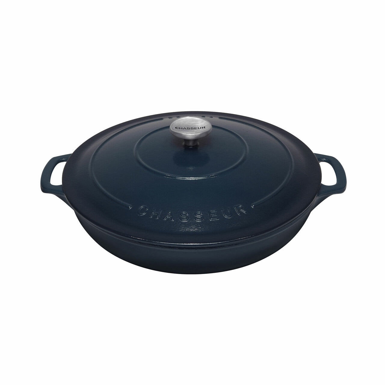 Chasseur Round Casserole 30cm/2.5L Liquorice Blue image 0
