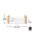 Umbra Bellwood 3-Tier Spice Shelf White/Natural image 5