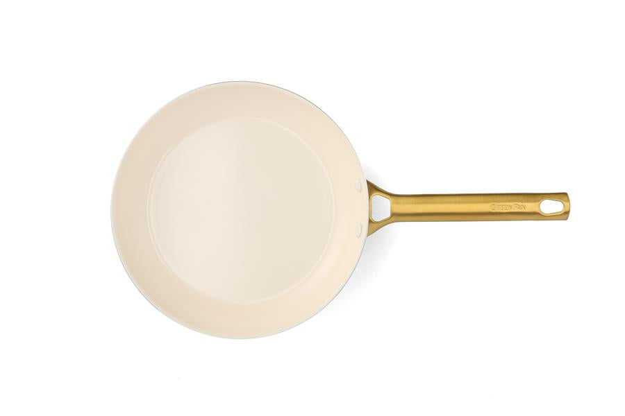 GreenPan Padova 2 Piece PFAS Free Frypan 26/30cm Cream