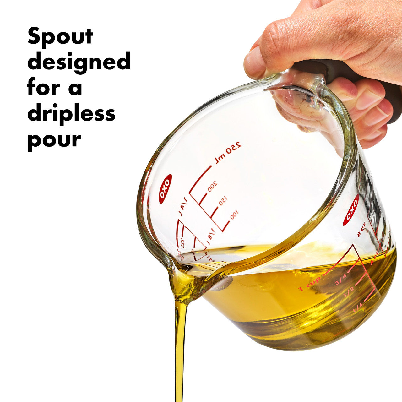 Oxo Good Grips Glass Measuring Cup - 1 Cup/ 250ml image 2