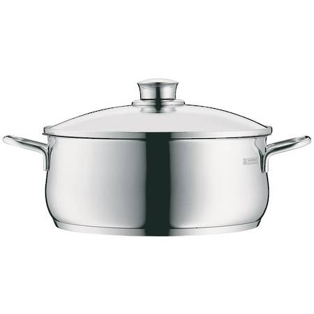 Wmf Low Casserole With Lid 24Cm 4.5Ltr image 0