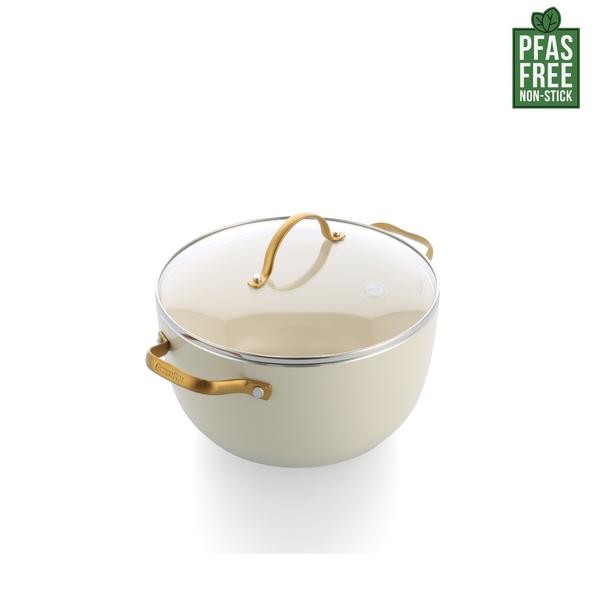 GreenPan Padova PFAS Free Casserole 24cm/4.71L Cream