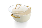GreenPan Padova PFAS Free Casserole 24cm/4.71L Cream