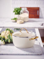 GreenPan Padova PFAS Free Casserole 24cm/4.71L Cream