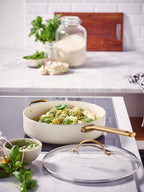 GreenPan Padova PFAS Free Saute Pan 28cm/3.6L Cream