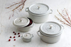 Staub Round Cocotte - 20cm White Truffle image 3