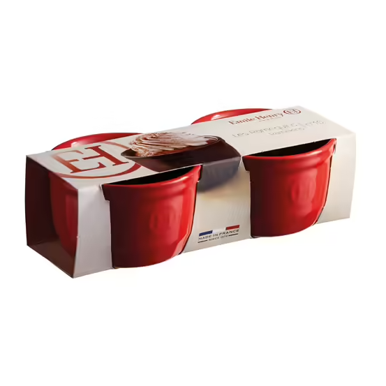 Emile Henry Ramekin 250ml Burgundy Set/2 image 0