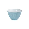 Avanti Melamine Medium Two-Tone Ribbed Bowl, 18Cm/1.4 Litre - Duck Egg Blue/White image 0