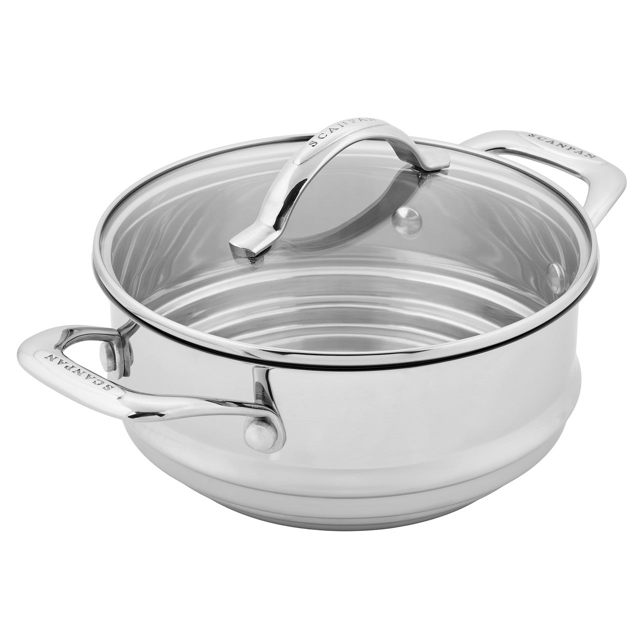 Scanpan STS Multi Steamer Insert with Lid to Fit 16/18/20cm image 0