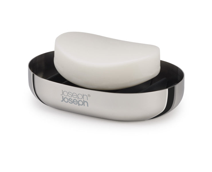Joseph Joseph EasyStore Luxe Soap Dish - Stainless Steel image 2