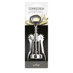 BarCraft Double Handled Chrome Wing Corkscrew image 1