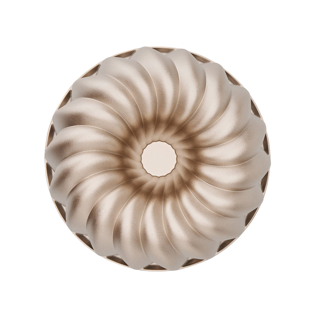 Bakemaster Classic Fluted Ring Cake Pan 23.7 x 23.7 x 9.8cm - Champagne image 2