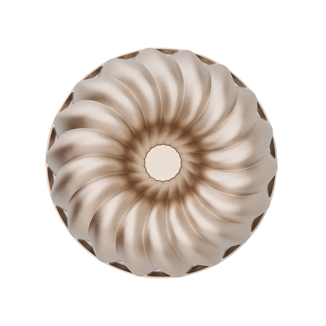 Bakemaster Classic Fluted Ring Cake Pan 23.7 x 23.7 x 9.8cm - Champagne image 2
