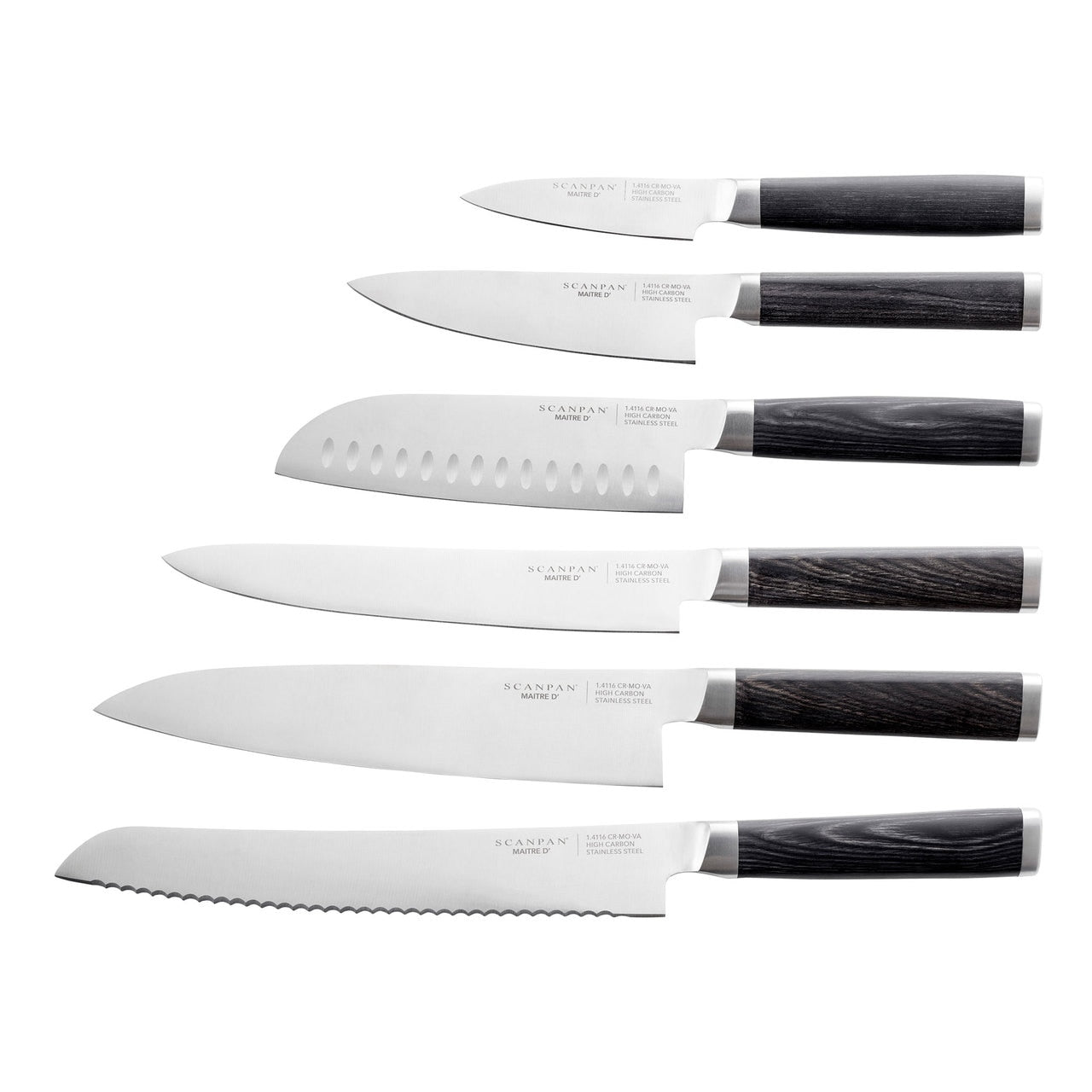 Scanpan Maitre D' Knife Block Set 7 Piece image 2