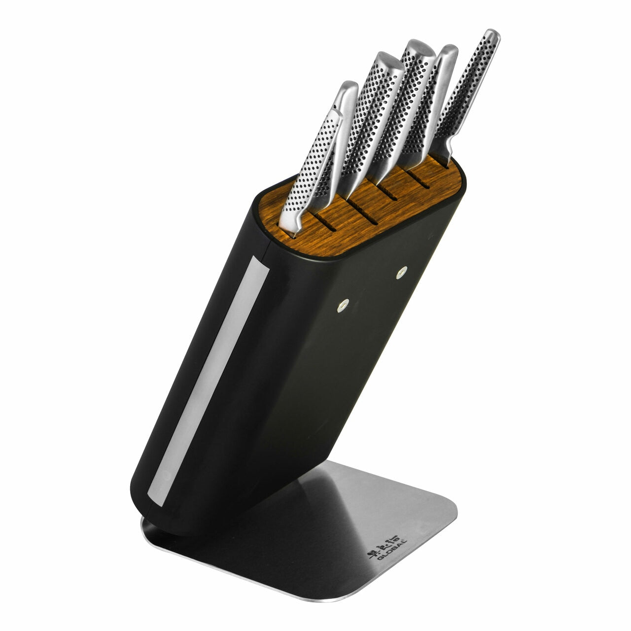 Global Hiro 7 Piece Knife Block Set image 0