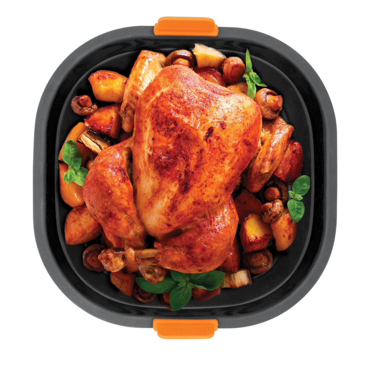 Bakemaster Silicone Collapsible Square Air Fryer Insert 21 x 21 x 6.5cm image 3