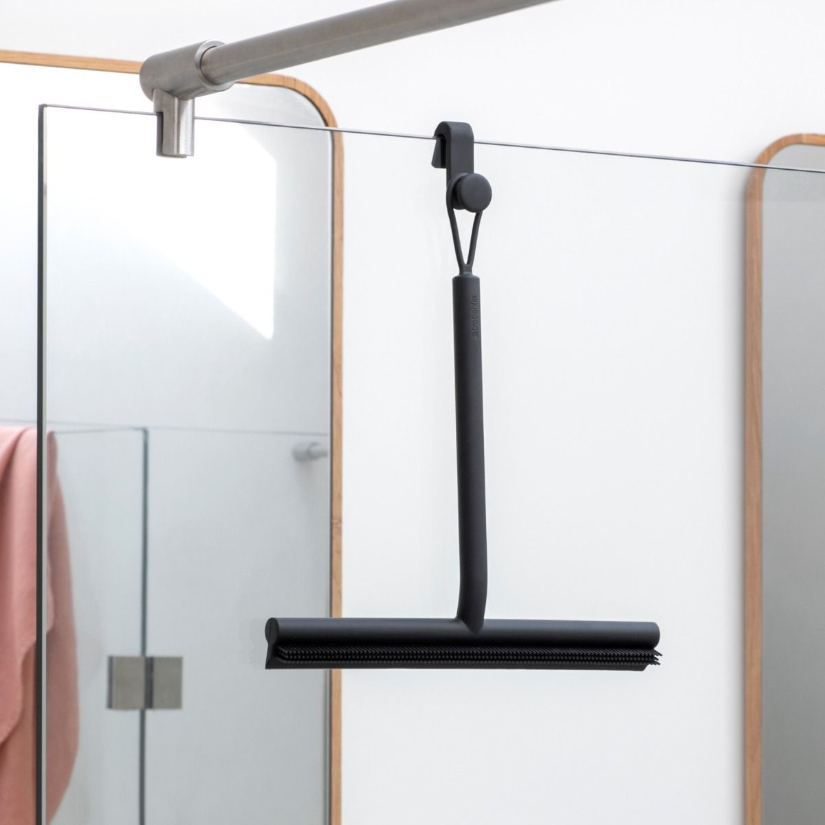 Brabantia Shower Squeegee ReNew, with door hook - Dark Grey image 1
