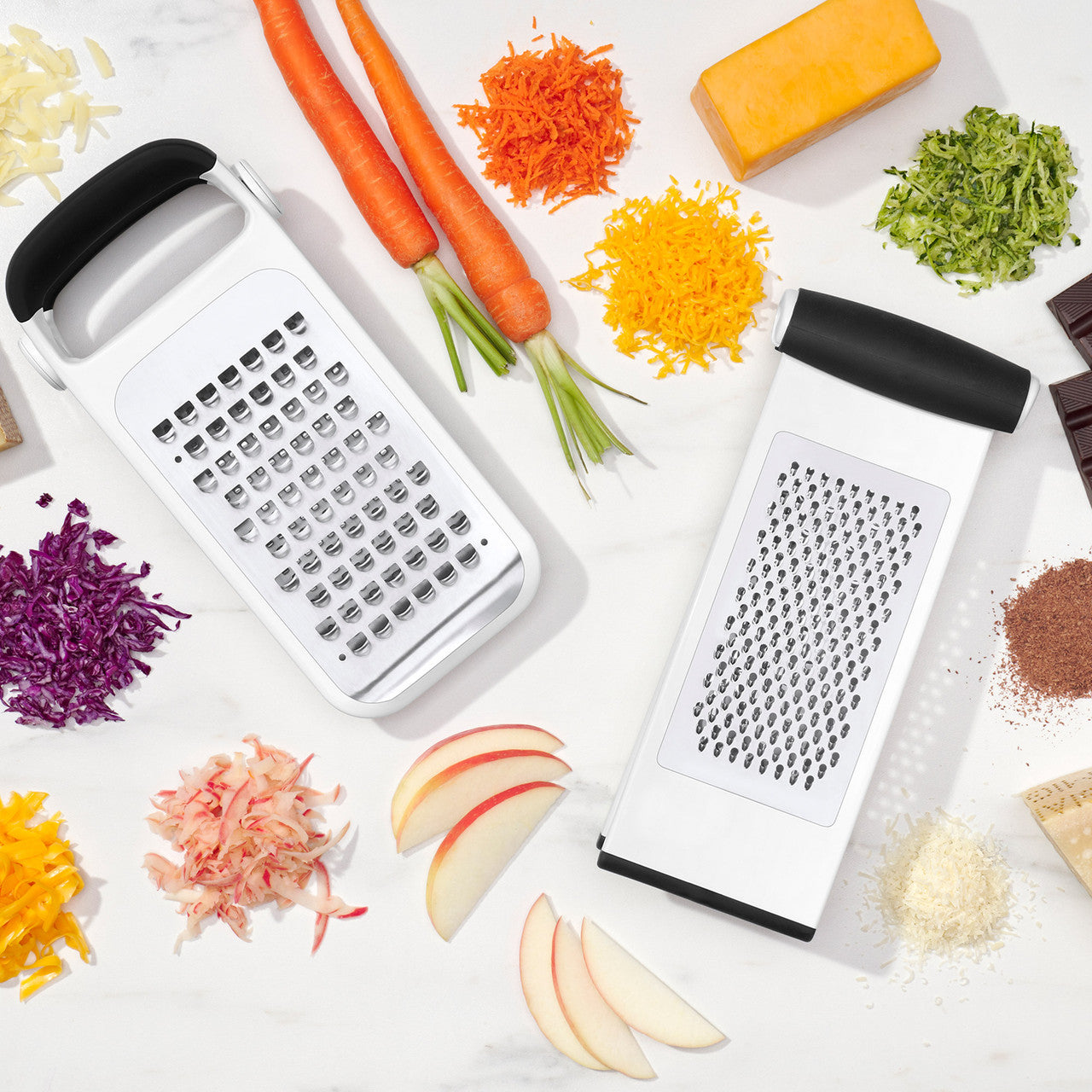 Oxo Etched Two-Fold Grater image 3