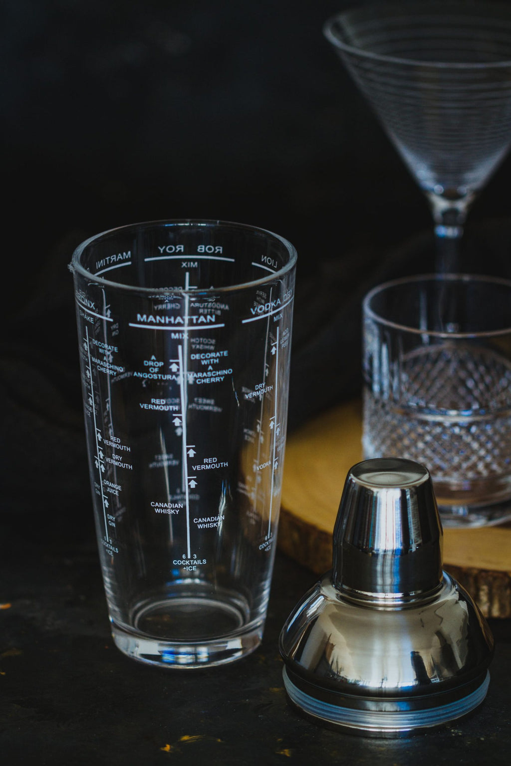 BarCraft 700ml Glass Boston Cocktail Shaker image 9