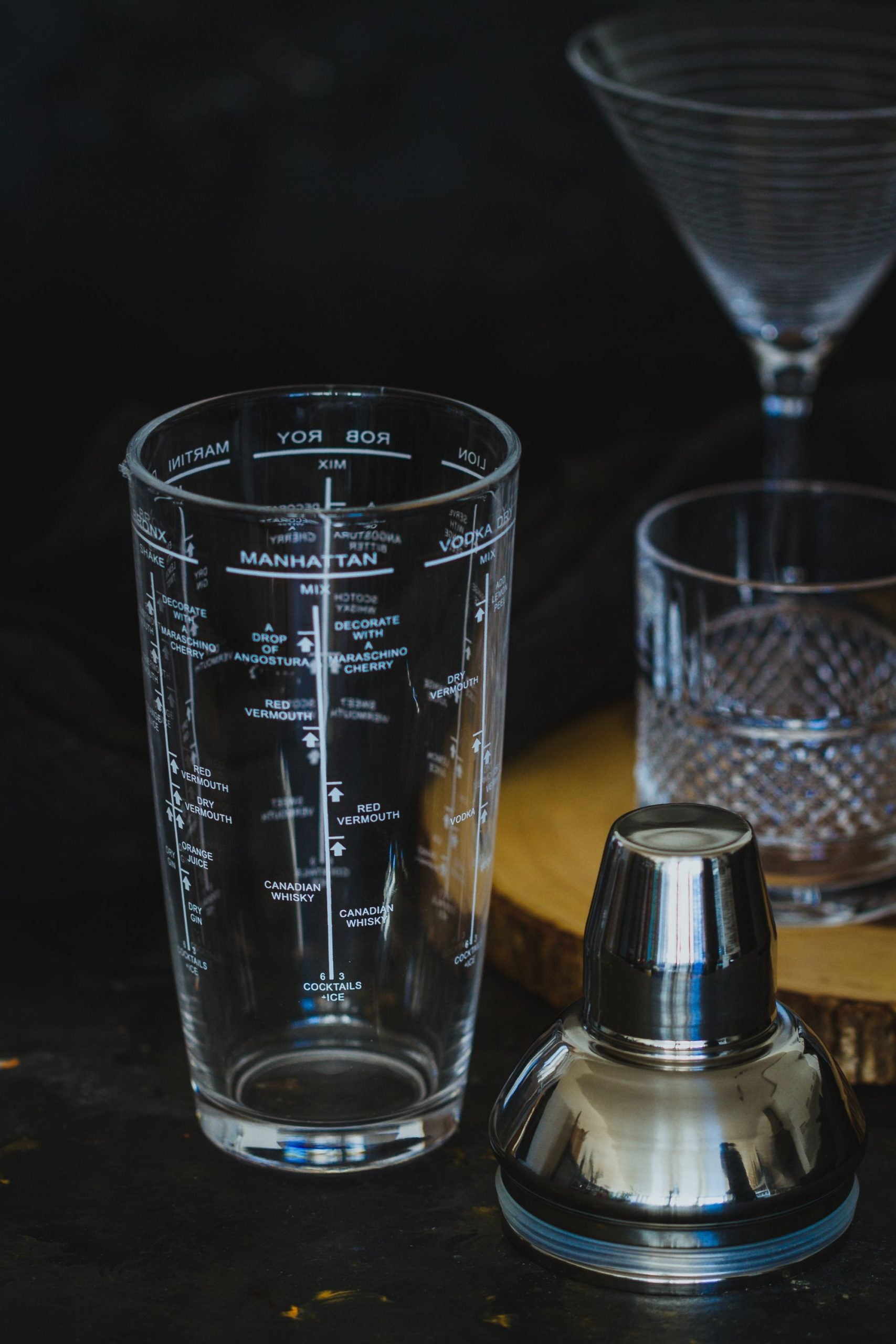 BarCraft 700ml Glass Boston Cocktail Shaker image 9