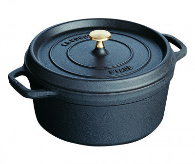 Staub Round Cocotte - 28cm Black image 0