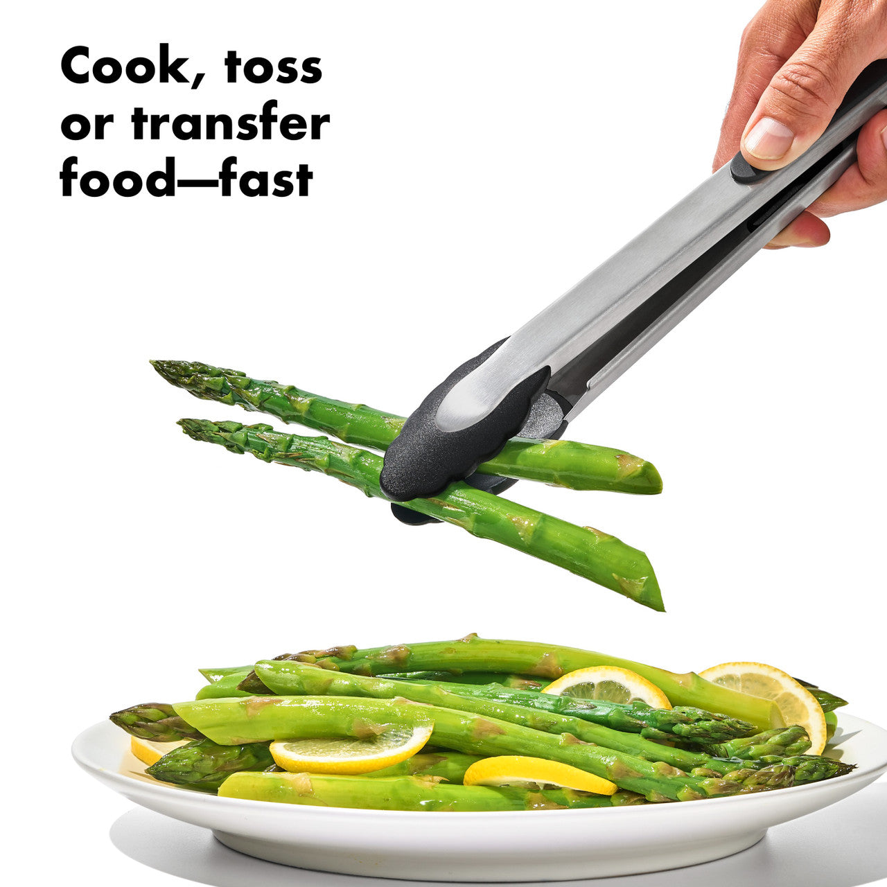 Oxo Good Grips Tongs with Nylon Heads 2-Pack image 1