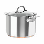 Chasseur Le Cuivre 24 x 17cm/7.6L Stock Pot with Lid image 0